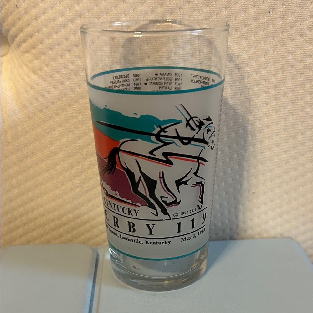 Kentucky Derby 119 Commemorative Glass - Multicolor